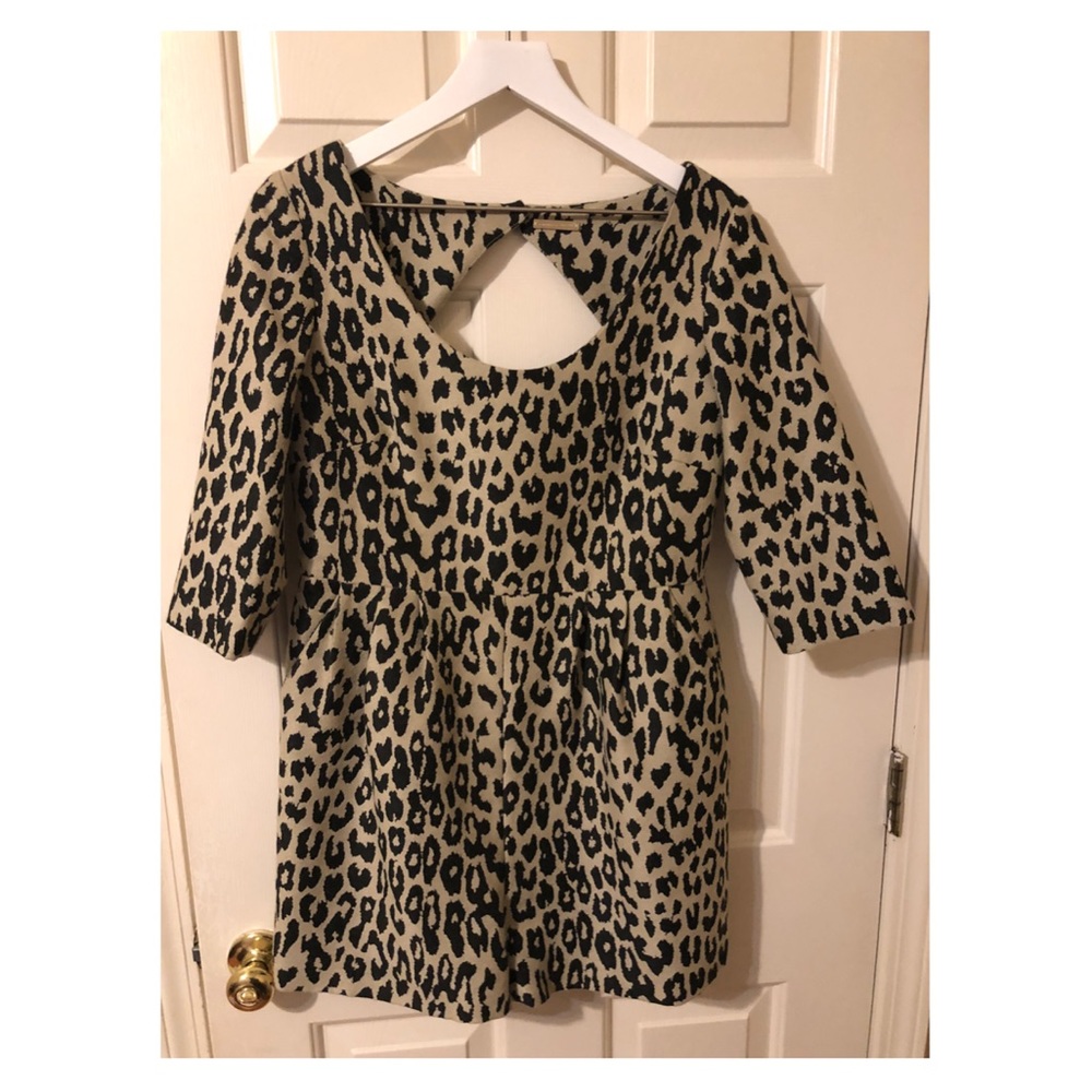NWOT Loeffler Randall Leopard Print Romper